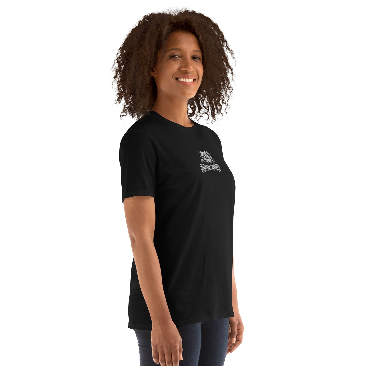 BLOODY STREETS Kurzärmeliges 100 % Ringgesponnen Baumwolle T-Shirt - BLOODY-STREETS.DE Streetwear Herren und Damen Hoodies, T-Shirts, Pullis