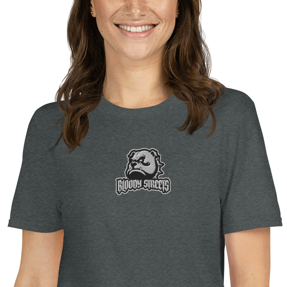 BLOODY STREETS Kurzärmeliges 100 % Ringgesponnen Baumwolle T-Shirt - BLOODY-STREETS.DE Streetwear Herren und Damen Hoodies, T-Shirts, Pullis