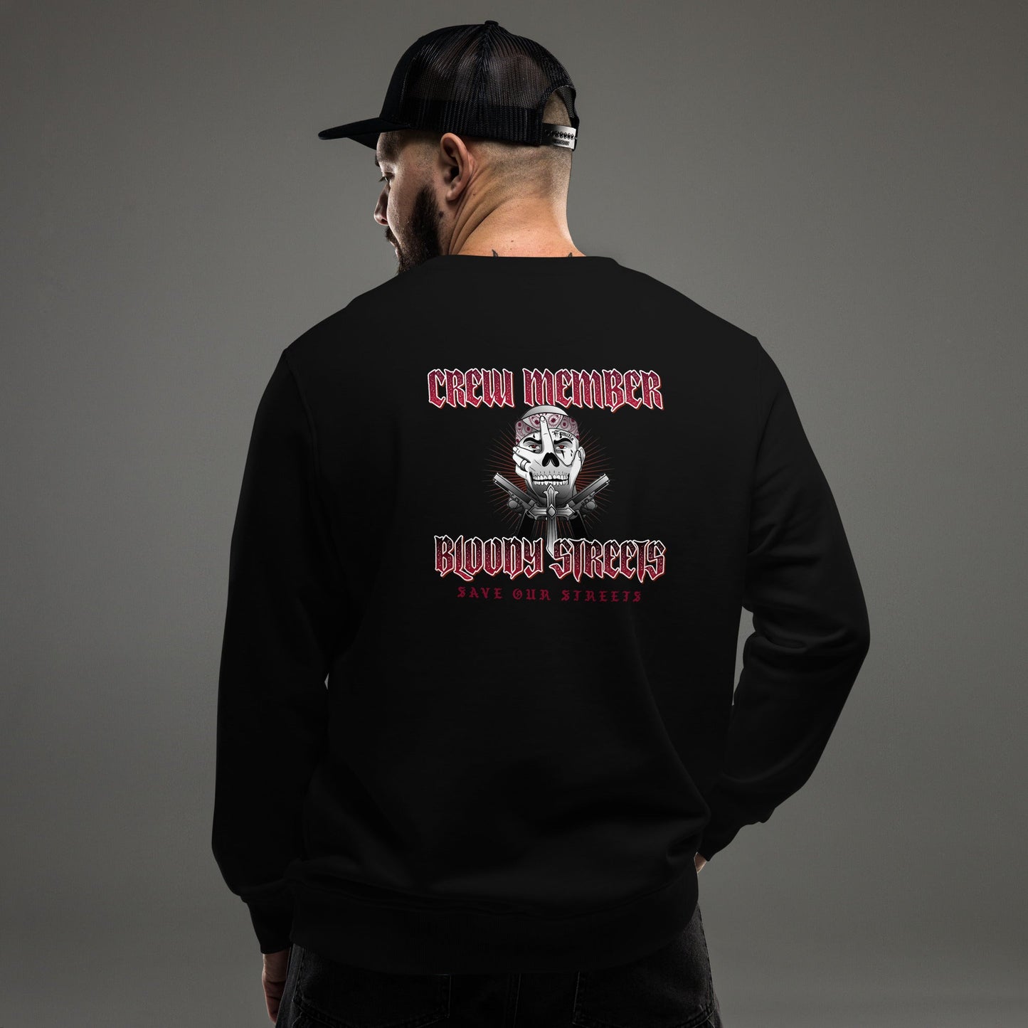 STREETS Bio Pullover HERREN - BLOODY-STREETS.DE Streetwear Herren und Damen Hoodies, T-Shirts, Pullis