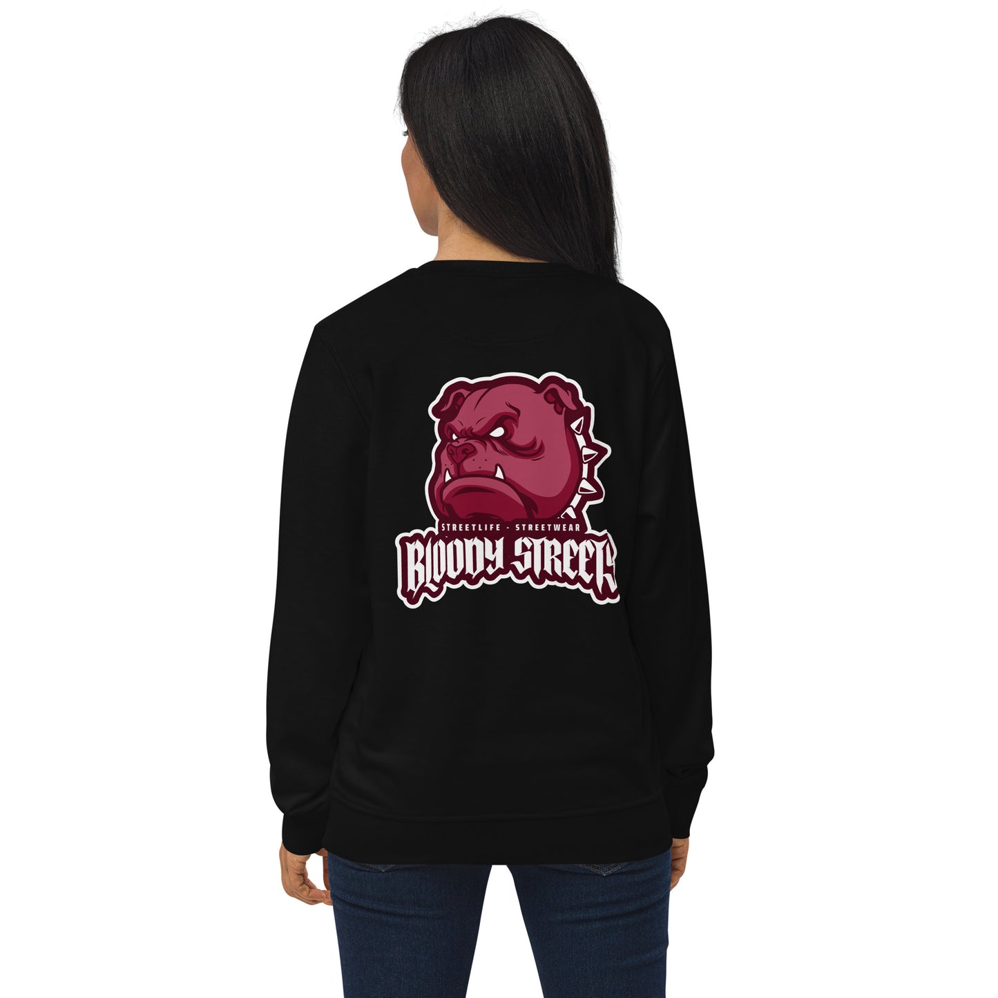 BLOODY STREETS - "BULL DOG" STREETWEAR BIO UNI SEX PULLI - Premium Streetwear von BLOODY STREETS - jetzt nur 119 €! shoppe jetzt auf BLOODY STREETS