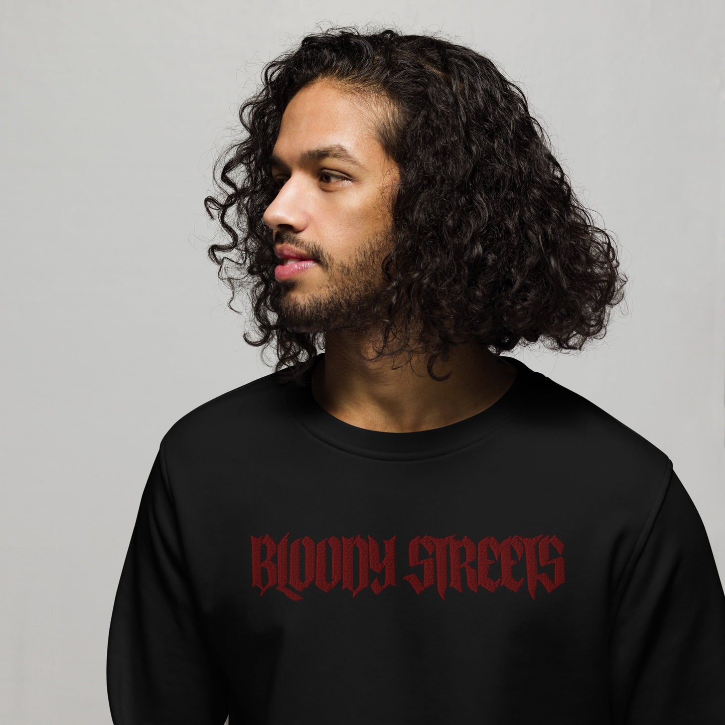 BLOODY STREETS "Classic" Streetwear Bio Pullover - BLOODY-STREETS.DE Streetwear Herren und Damen Hoodies, T-Shirts, Pullis
