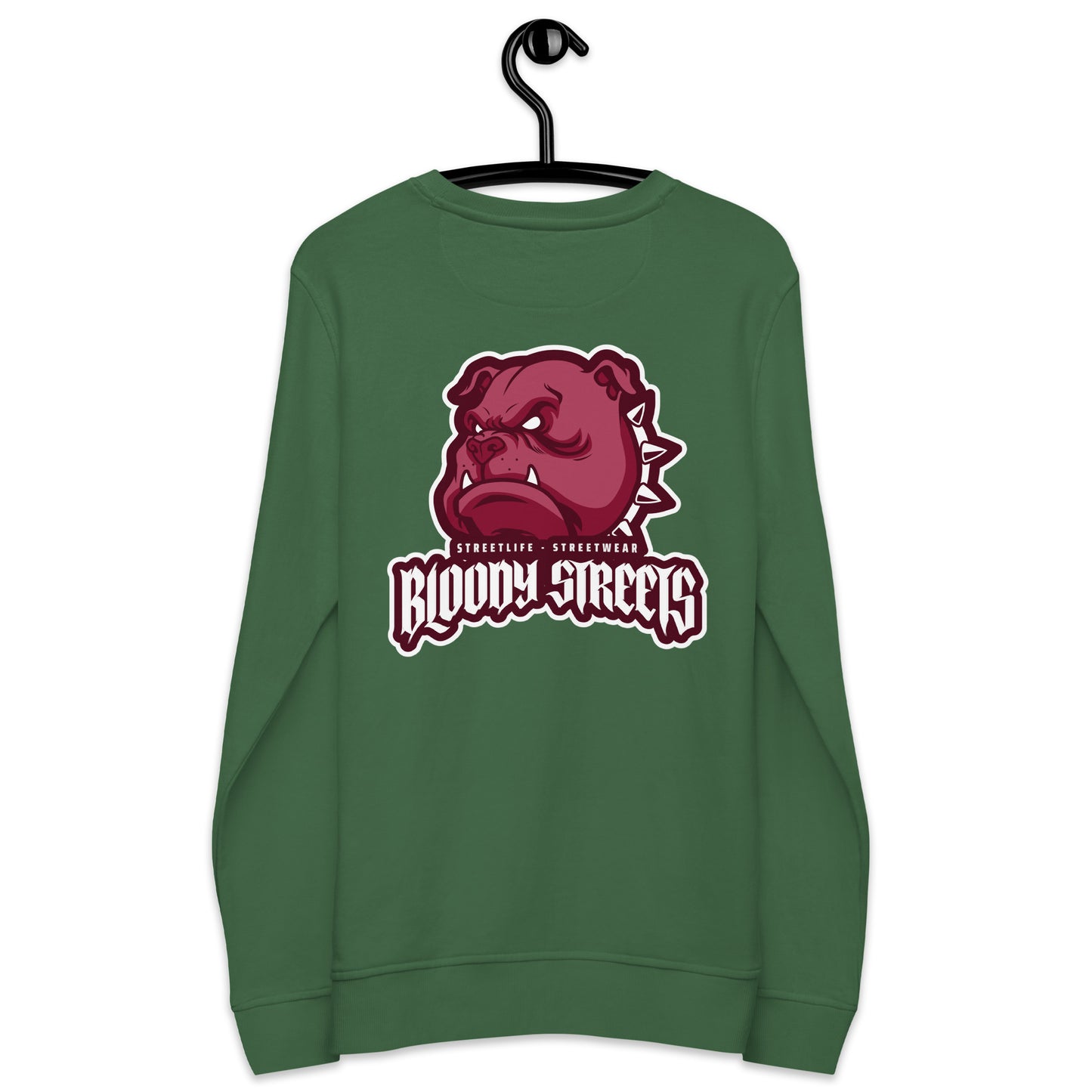 BLOODY STREETS - "BULL DOG" STREETWEAR BIO UNI SEX PULLI - Premium Streetwear von BLOODY STREETS - jetzt nur 119 €! shoppe jetzt auf BLOODY STREETS