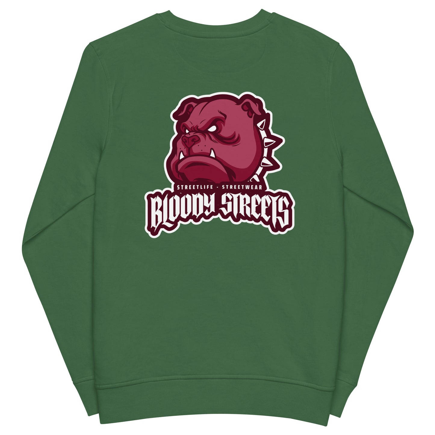 BLOODY STREETS - "BULL DOG" STREETWEAR BIO UNI SEX PULLI - Premium Streetwear von BLOODY STREETS - jetzt nur 119 €! shoppe jetzt auf BLOODY STREETS