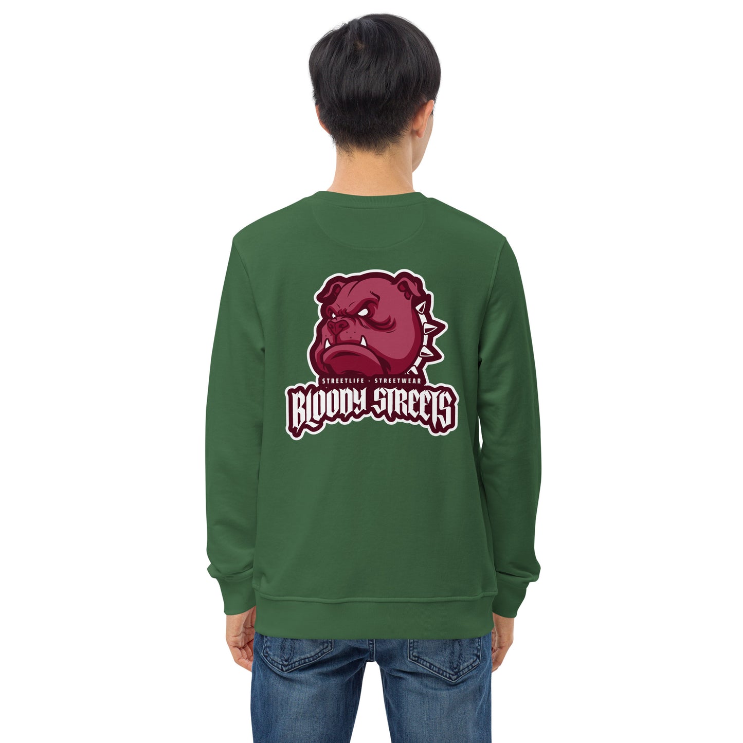 BLOODY STREETS - "BULL DOG" STREETWEAR BIO UNI SEX PULLI - Premium Streetwear von BLOODY STREETS - jetzt nur 119 €! shoppe jetzt auf BLOODY STREETS