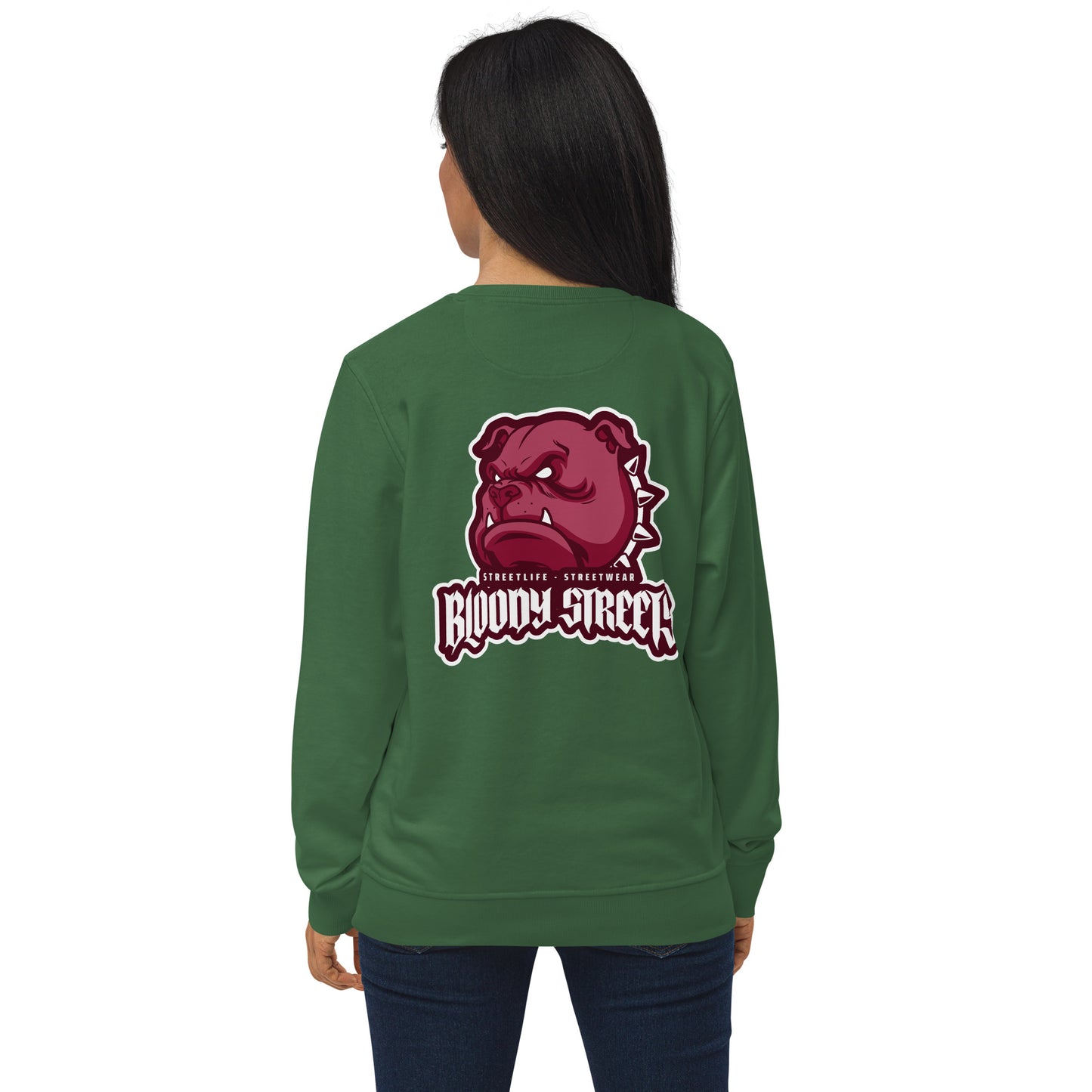 BLOODY STREETS - "BULL DOG" STREETWEAR BIO UNI SEX PULLI - Premium Streetwear von BLOODY STREETS - jetzt nur 119 €! shoppe jetzt auf BLOODY STREETS