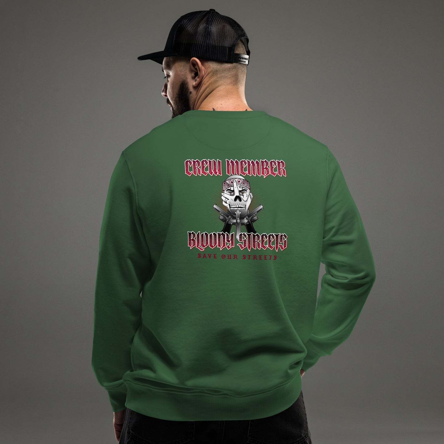 STREETS Bio Pullover HERREN - BLOODY-STREETS.DE Streetwear Herren und Damen Hoodies, T-Shirts, Pullis