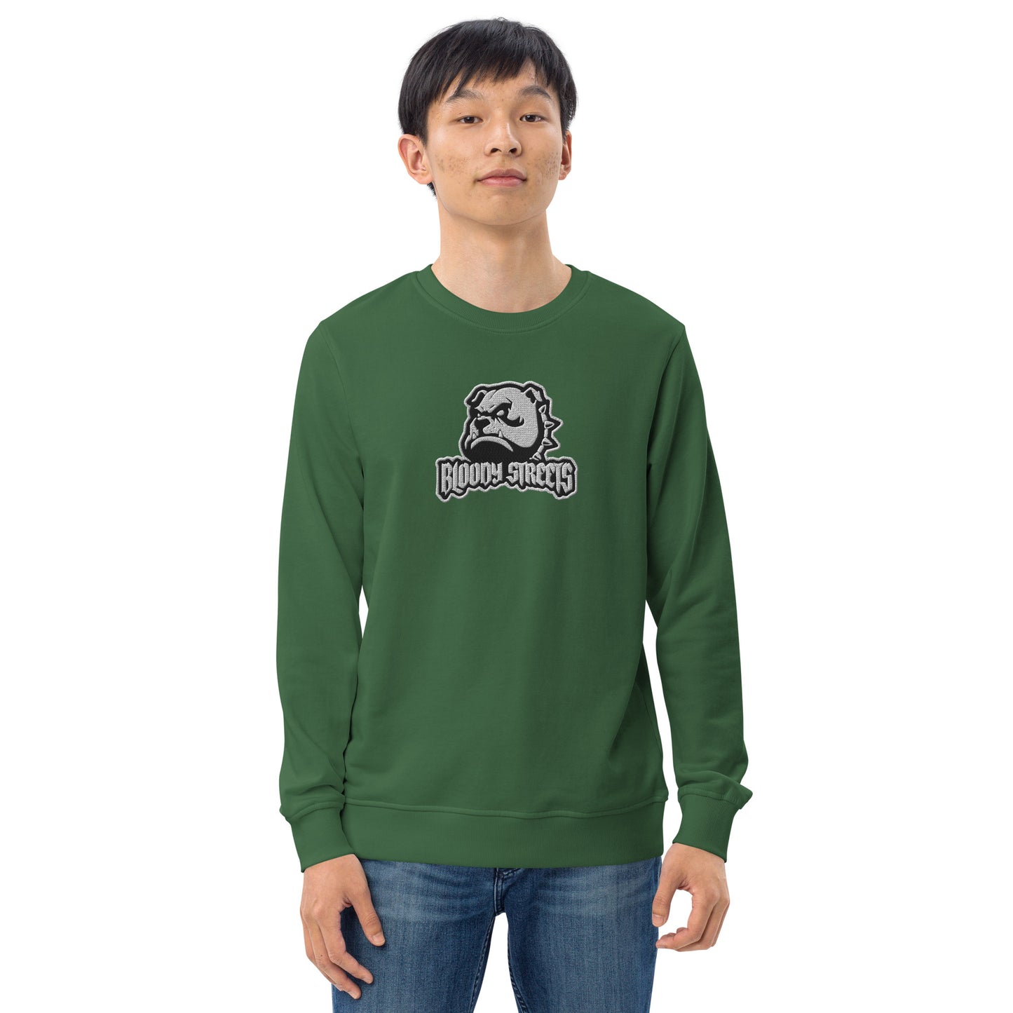 BLOODY STREETS - "BULL DOG" STREETWEAR BIO UNI SEX PULLI - Premium Streetwear von BLOODY STREETS - jetzt nur 119 €! shoppe jetzt auf BLOODY STREETS