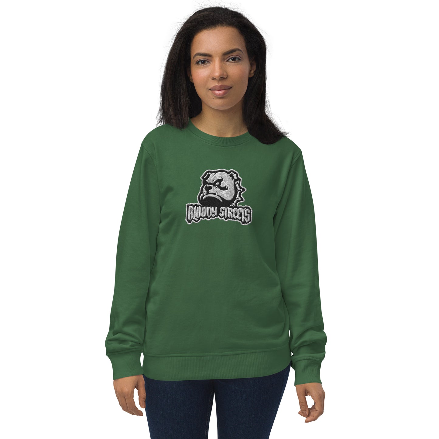 BLOODY STREETS - "BULL DOG" STREETWEAR BIO UNI SEX PULLI - Premium Streetwear von BLOODY STREETS - jetzt nur 119 €! shoppe jetzt auf BLOODY STREETS