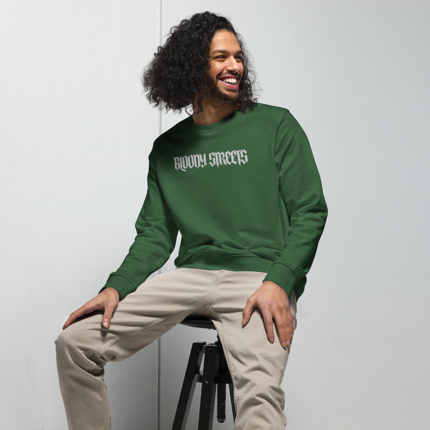 BLOODY STREETS "CLASSIC" STREETWEAR UNISEX BIO PULLI - Premium Streetwear von BLOODY STREETS - jetzt nur 66 €! shoppe jetzt auf BLOODY STREETS