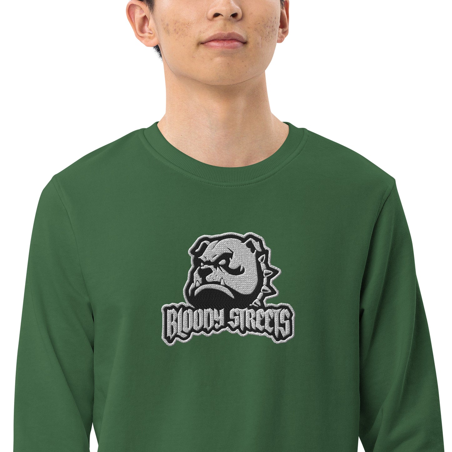 BLOODY STREETS - "BULL DOG" STREETWEAR BIO UNI SEX PULLI - Premium Streetwear von BLOODY STREETS - jetzt nur 119 €! shoppe jetzt auf BLOODY STREETS