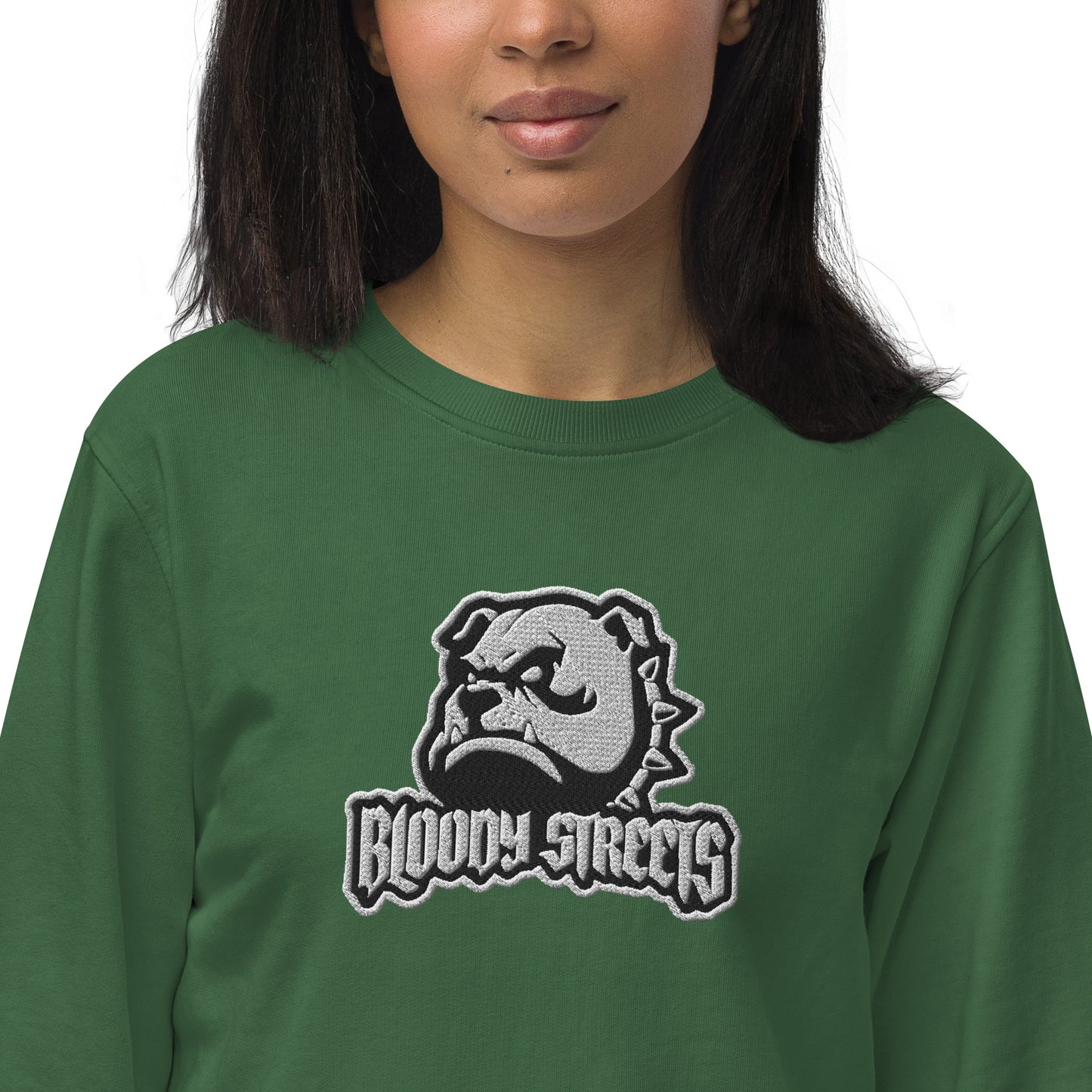 BLOODY STREETS - "BULL DOG" STREETWEAR BIO UNI SEX PULLI - Premium Streetwear von BLOODY STREETS - jetzt nur 119 €! shoppe jetzt auf BLOODY STREETS