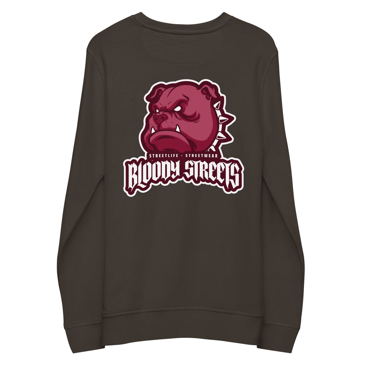 BLOODY STREETS - "BULL DOG" STREETWEAR BIO UNI SEX PULLI - Premium Streetwear von BLOODY STREETS - jetzt nur 119 €! shoppe jetzt auf BLOODY STREETS
