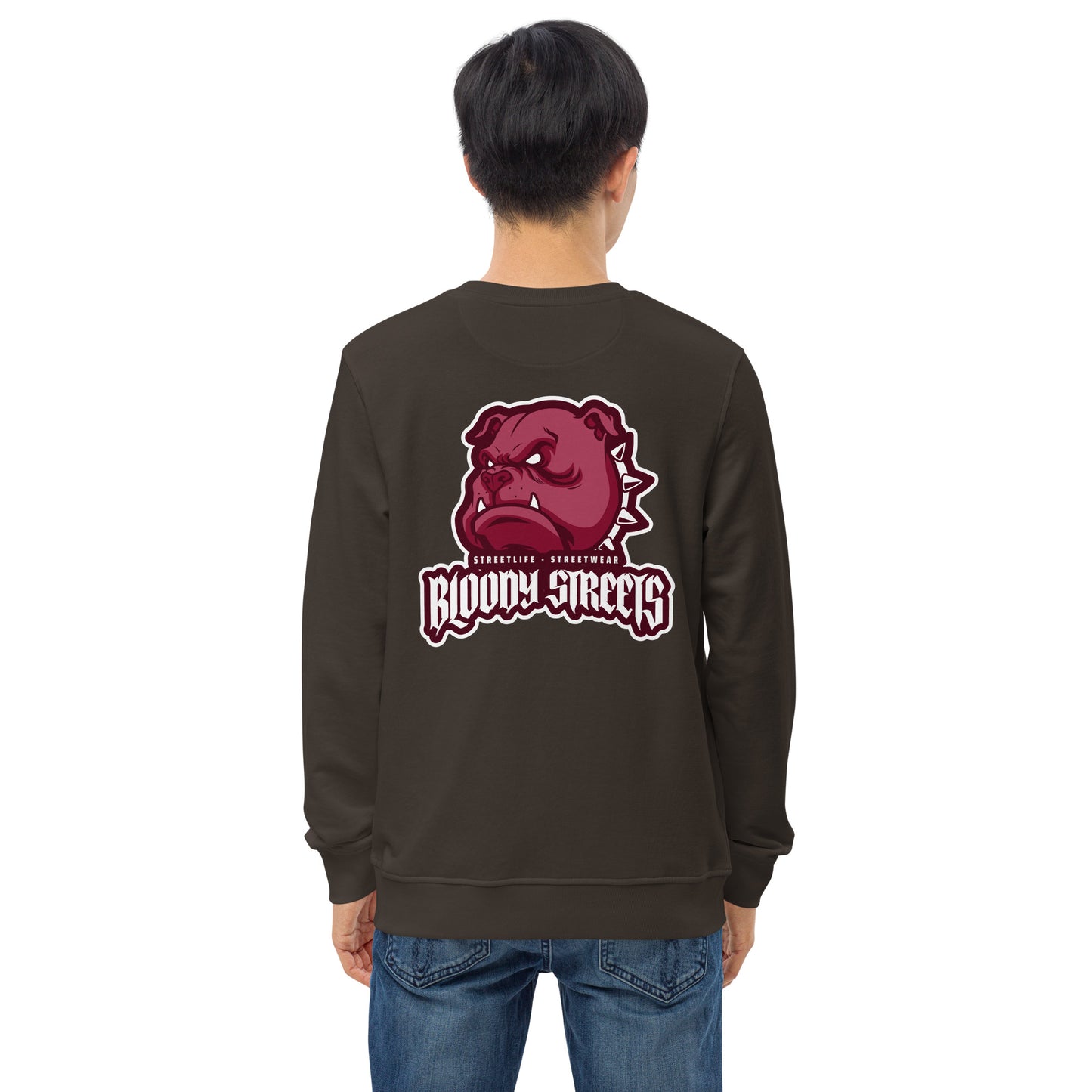 BLOODY STREETS - "BULL DOG" STREETWEAR BIO UNI SEX PULLI - Premium Streetwear von BLOODY STREETS - jetzt nur 119 €! shoppe jetzt auf BLOODY STREETS