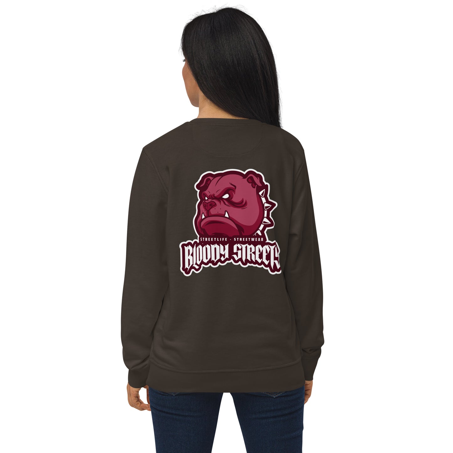 BLOODY STREETS - "BULL DOG" STREETWEAR BIO UNI SEX PULLI - Premium Streetwear von BLOODY STREETS - jetzt nur 119 €! shoppe jetzt auf BLOODY STREETS