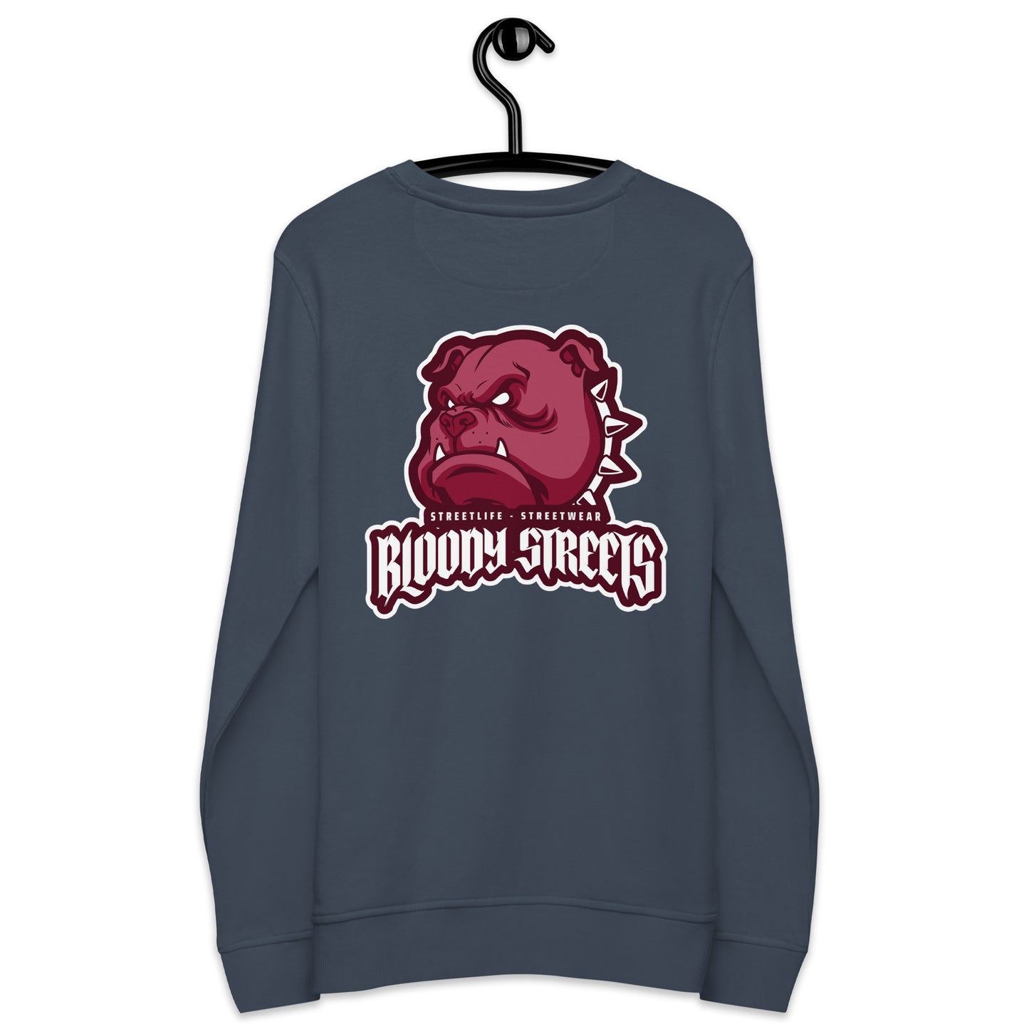 BLOODY STREETS - "BULL DOG" STREETWEAR BIO UNI SEX PULLI - Premium Streetwear von BLOODY STREETS - jetzt nur 119 €! shoppe jetzt auf BLOODY STREETS