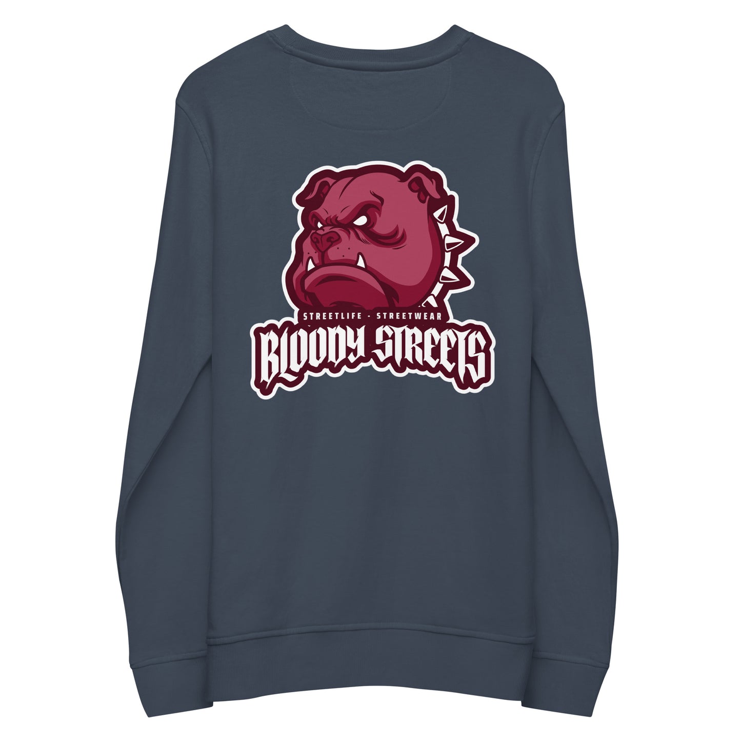 BLOODY STREETS - "BULL DOG" STREETWEAR BIO UNI SEX PULLI - Premium Streetwear von BLOODY STREETS - jetzt nur 119 €! shoppe jetzt auf BLOODY STREETS