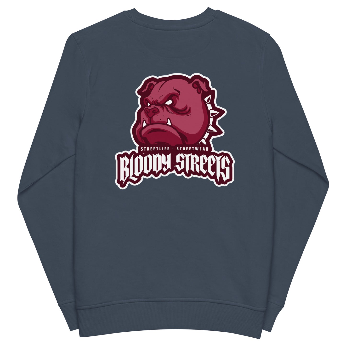 BLOODY STREETS - "BULL DOG" STREETWEAR BIO UNI SEX PULLI - Premium Streetwear von BLOODY STREETS - jetzt nur 119 €! shoppe jetzt auf BLOODY STREETS