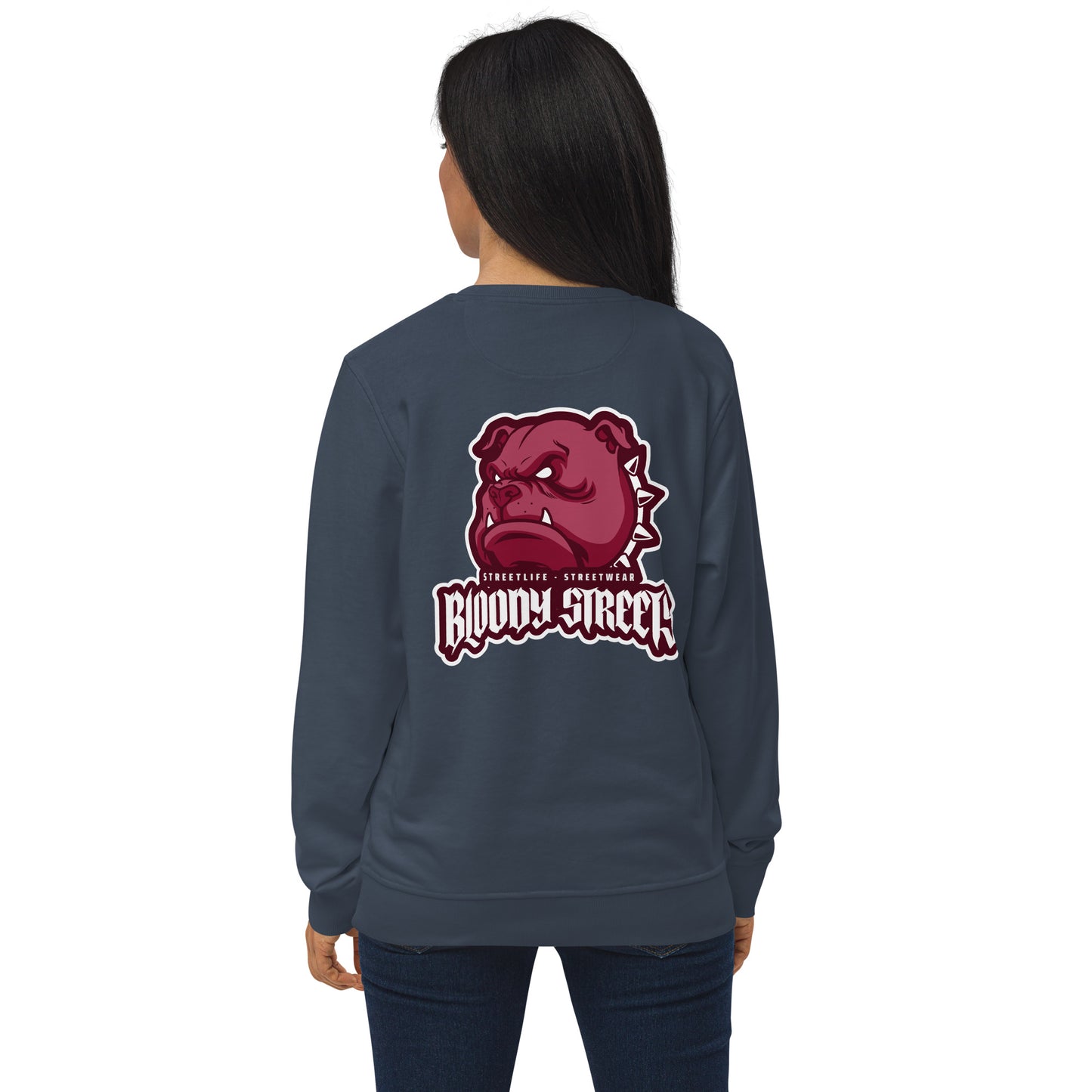 BLOODY STREETS - "BULL DOG" STREETWEAR BIO UNI SEX PULLI - Premium Streetwear von BLOODY STREETS - jetzt nur 119 €! shoppe jetzt auf BLOODY STREETS