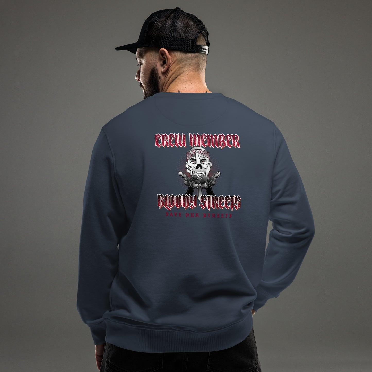 STREETS Bio Pullover HERREN - BLOODY-STREETS.DE Streetwear Herren und Damen Hoodies, T-Shirts, Pullis