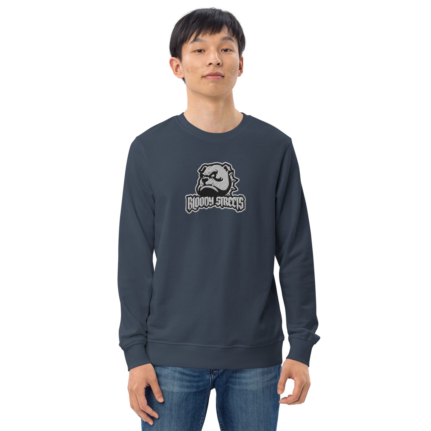 BLOODY STREETS - "BULL DOG" STREETWEAR BIO UNI SEX PULLI - Premium Streetwear von BLOODY STREETS - jetzt nur 119 €! shoppe jetzt auf BLOODY STREETS
