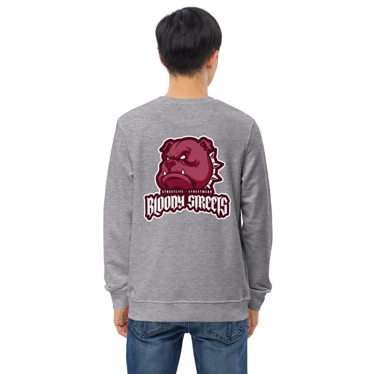 BLOODY STREETS - "BULL DOG" STREETWEAR BIO UNI SEX PULLI - Premium Streetwear von BLOODY STREETS - jetzt nur 119 €! shoppe jetzt auf BLOODY STREETS