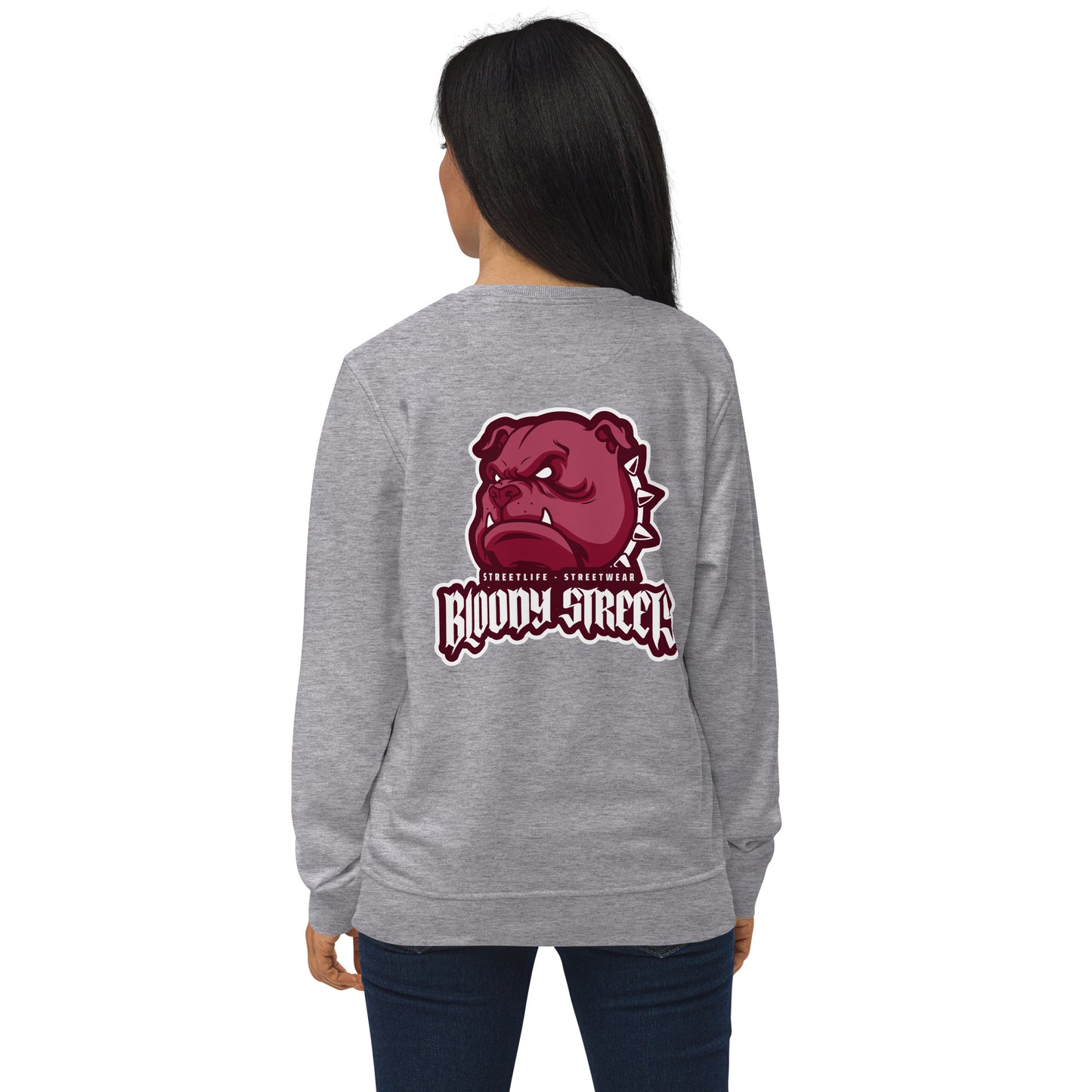 BLOODY STREETS - "BULL DOG" STREETWEAR BIO UNI SEX PULLI - Premium Streetwear von BLOODY STREETS - jetzt nur 119 €! shoppe jetzt auf BLOODY STREETS