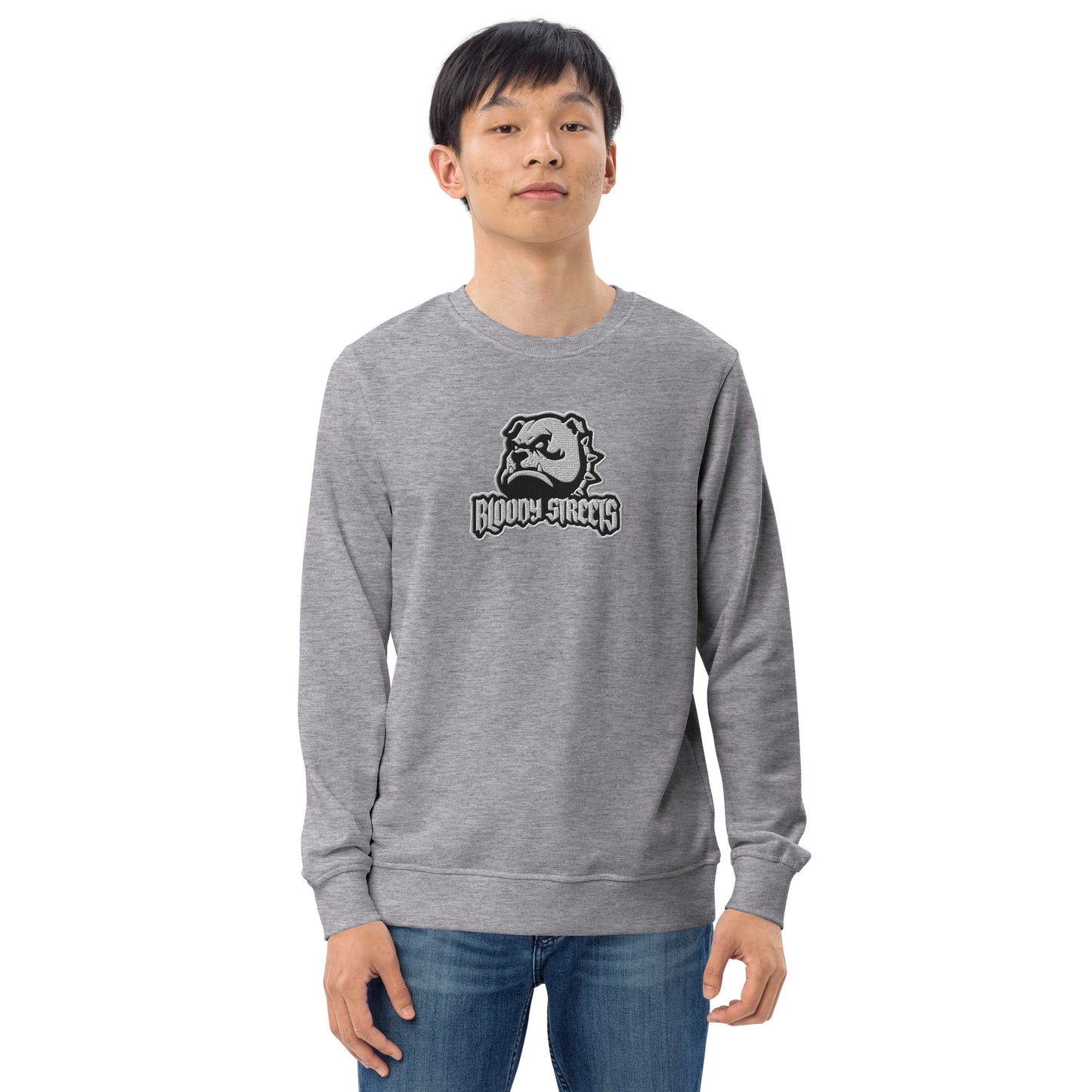 BLOODY STREETS - "BULL DOG" STREETWEAR BIO UNI SEX PULLI - Premium Streetwear von BLOODY STREETS - jetzt nur 119 €! shoppe jetzt auf BLOODY STREETS
