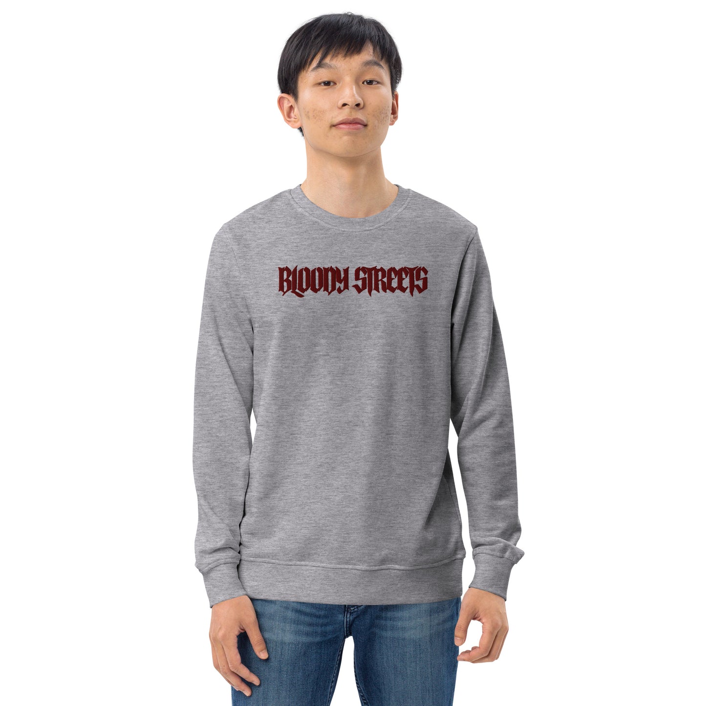 BLOODY STREETS "Classic" Streetwear Bio Pullover - BLOODY-STREETS.DE Streetwear Herren und Damen Hoodies, T-Shirts, Pullis
