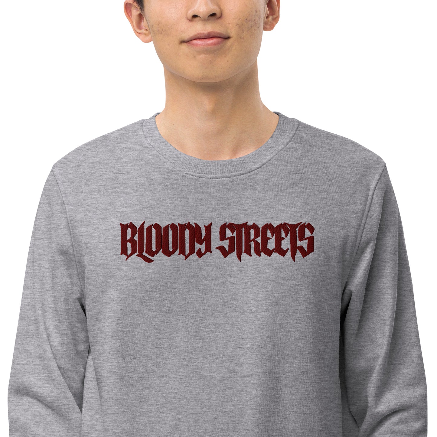 BLOODY STREETS "Classic" Streetwear Bio Pullover - BLOODY-STREETS.DE Streetwear Herren und Damen Hoodies, T-Shirts, Pullis