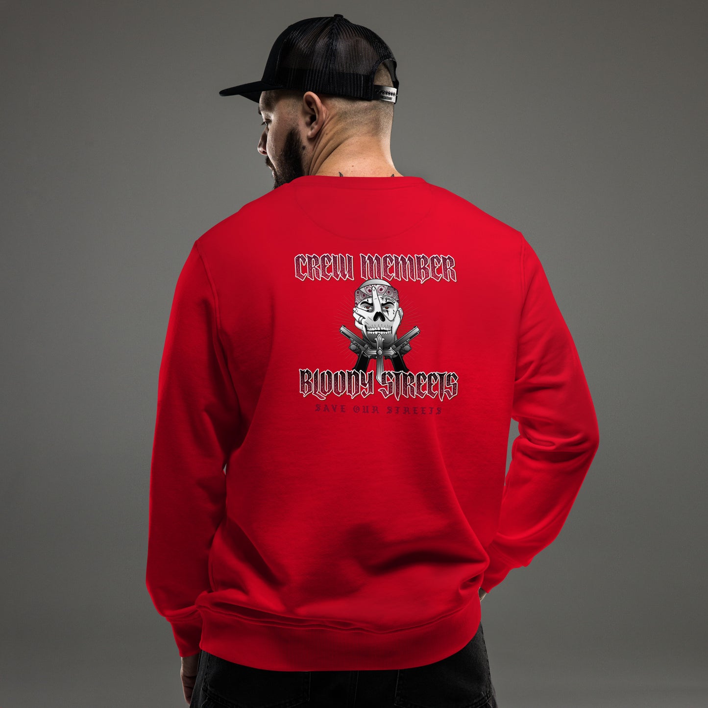 STREETS Bio Pullover HERREN - BLOODY-STREETS.DE Streetwear Herren und Damen Hoodies, T-Shirts, Pullis