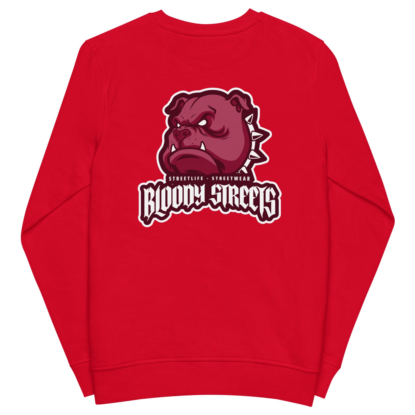 BLOODY STREETS - "BULL DOG" STREETWEAR BIO UNI SEX PULLI - Premium Streetwear von BLOODY STREETS - jetzt nur 119 €! shoppe jetzt auf BLOODY STREETS
