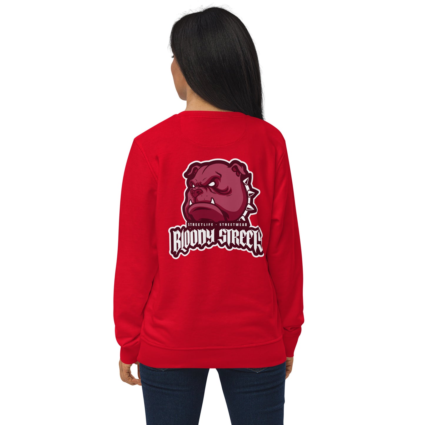 BLOODY STREETS - "BULL DOG" STREETWEAR BIO UNI SEX PULLI - Premium Streetwear von BLOODY STREETS - jetzt nur 119 €! shoppe jetzt auf BLOODY STREETS