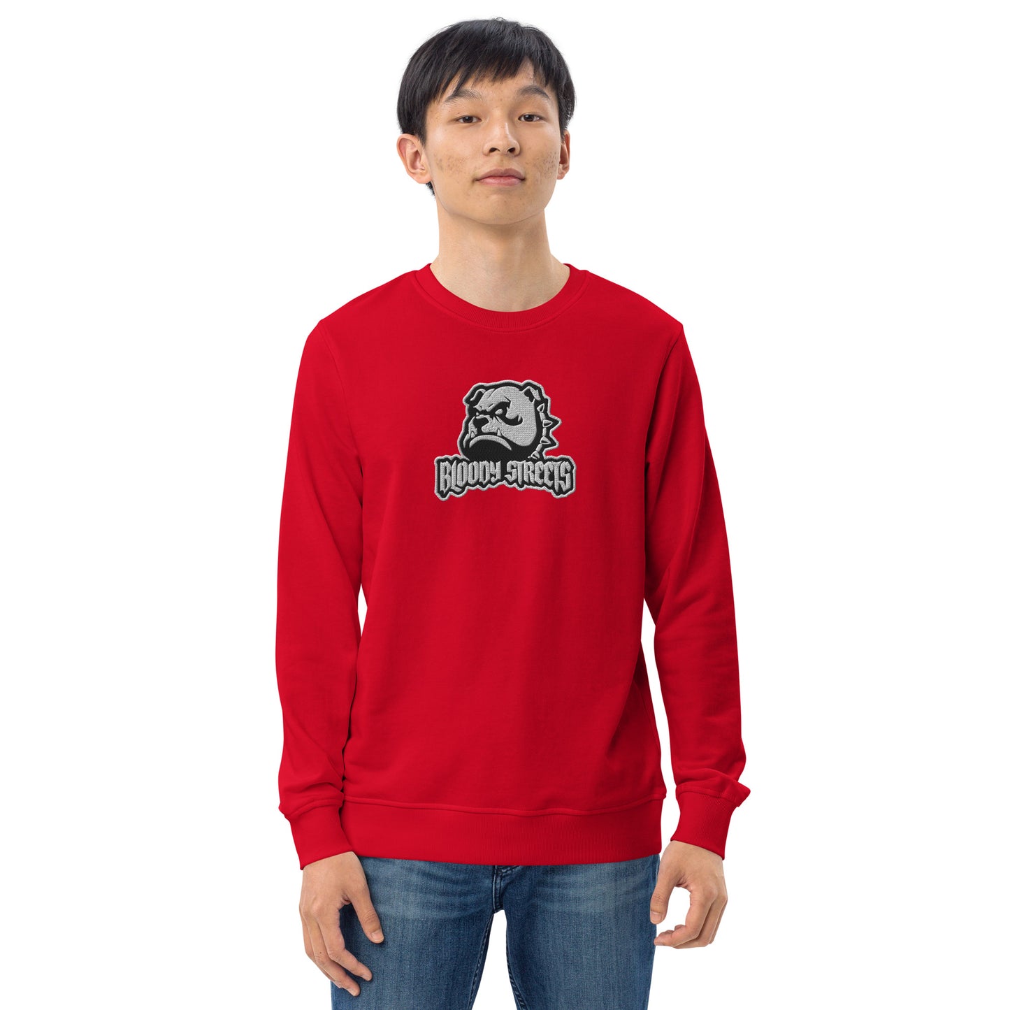 BLOODY STREETS - "BULL DOG" STREETWEAR BIO UNI SEX PULLI - Premium Streetwear von BLOODY STREETS - jetzt nur 119 €! shoppe jetzt auf BLOODY STREETS