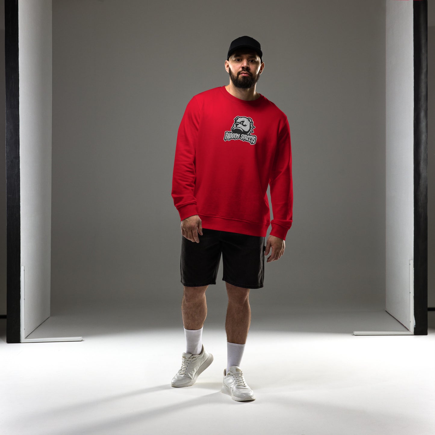 BLOODY STREETS - "BULL DOG" STREETWEAR BIO UNI SEX PULLI - Premium Streetwear von BLOODY STREETS - jetzt nur 119 €! shoppe jetzt auf BLOODY STREETS