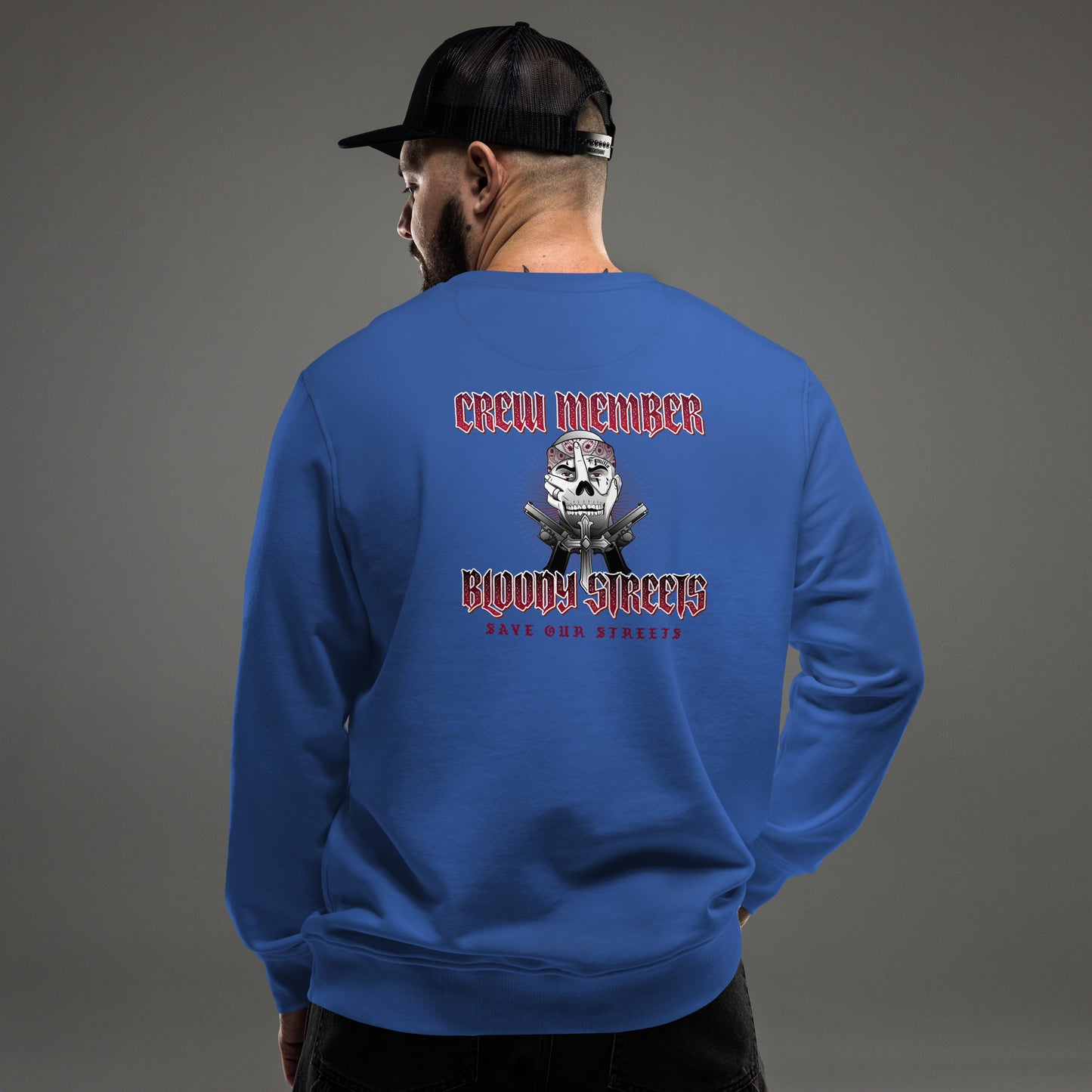 STREETS Bio Pullover HERREN - BLOODY-STREETS.DE Streetwear Herren und Damen Hoodies, T-Shirts, Pullis