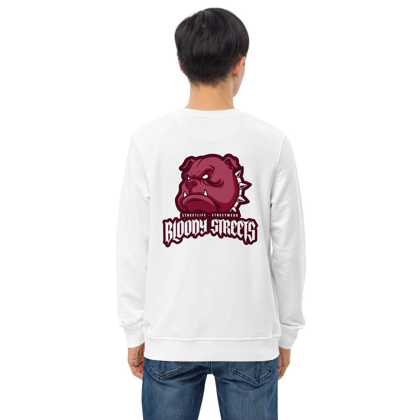 BLOODY STREETS - "BULL DOG" STREETWEAR BIO UNI SEX PULLI - Premium Streetwear von BLOODY STREETS - jetzt nur 119 €! shoppe jetzt auf BLOODY STREETS