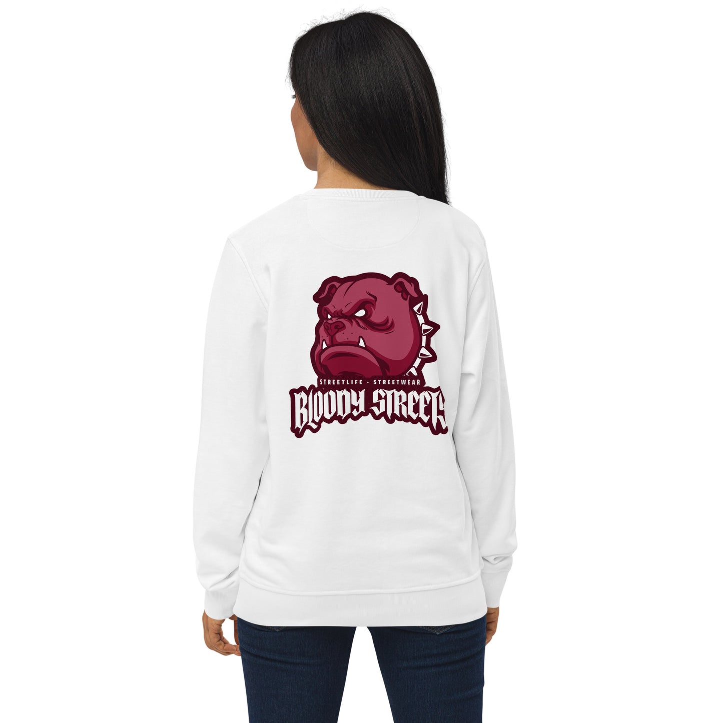 BLOODY STREETS - "BULL DOG" STREETWEAR BIO UNI SEX PULLI - Premium Streetwear von BLOODY STREETS - jetzt nur 119 €! shoppe jetzt auf BLOODY STREETS