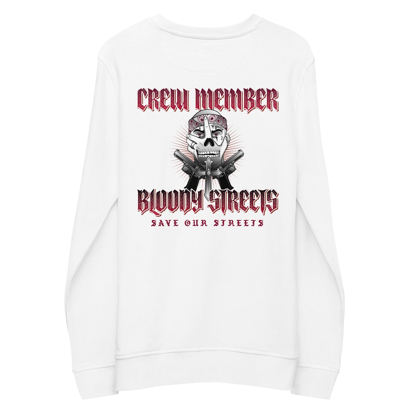 BLOODY STREETS - Bio Streetwear Pullover