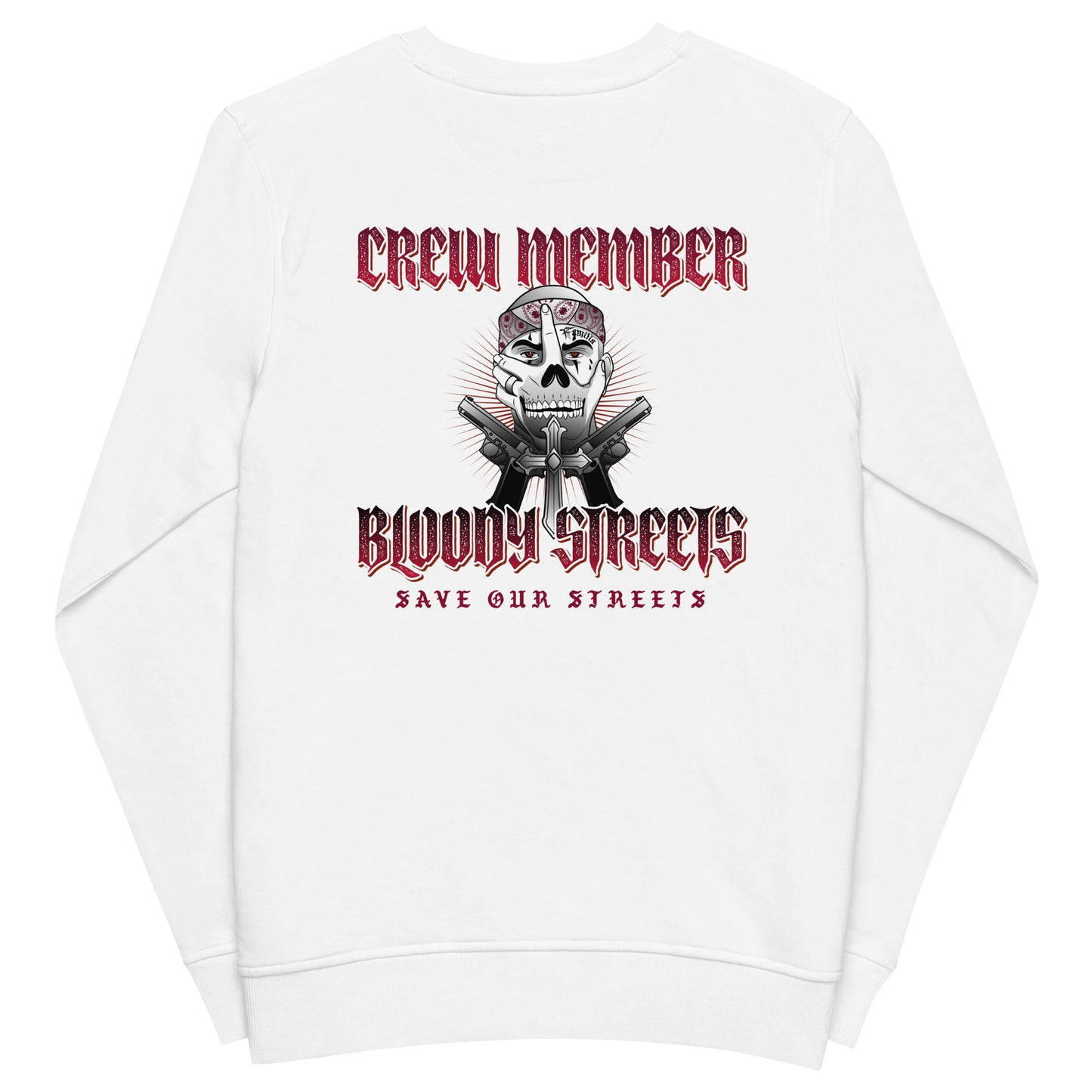 BLOODY STREETS - Bio Streetwear Pullover