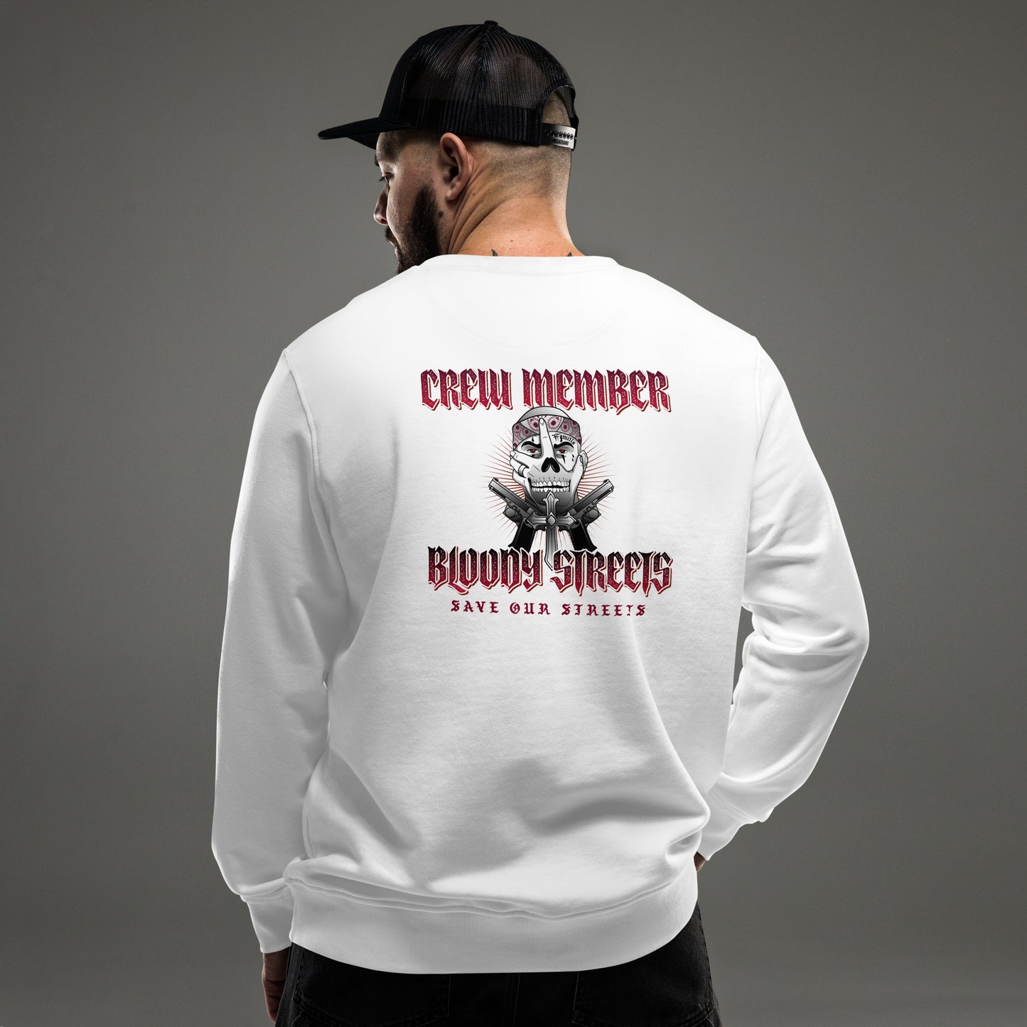 BLOODY STREETS - Bio Streetwear Pullover
