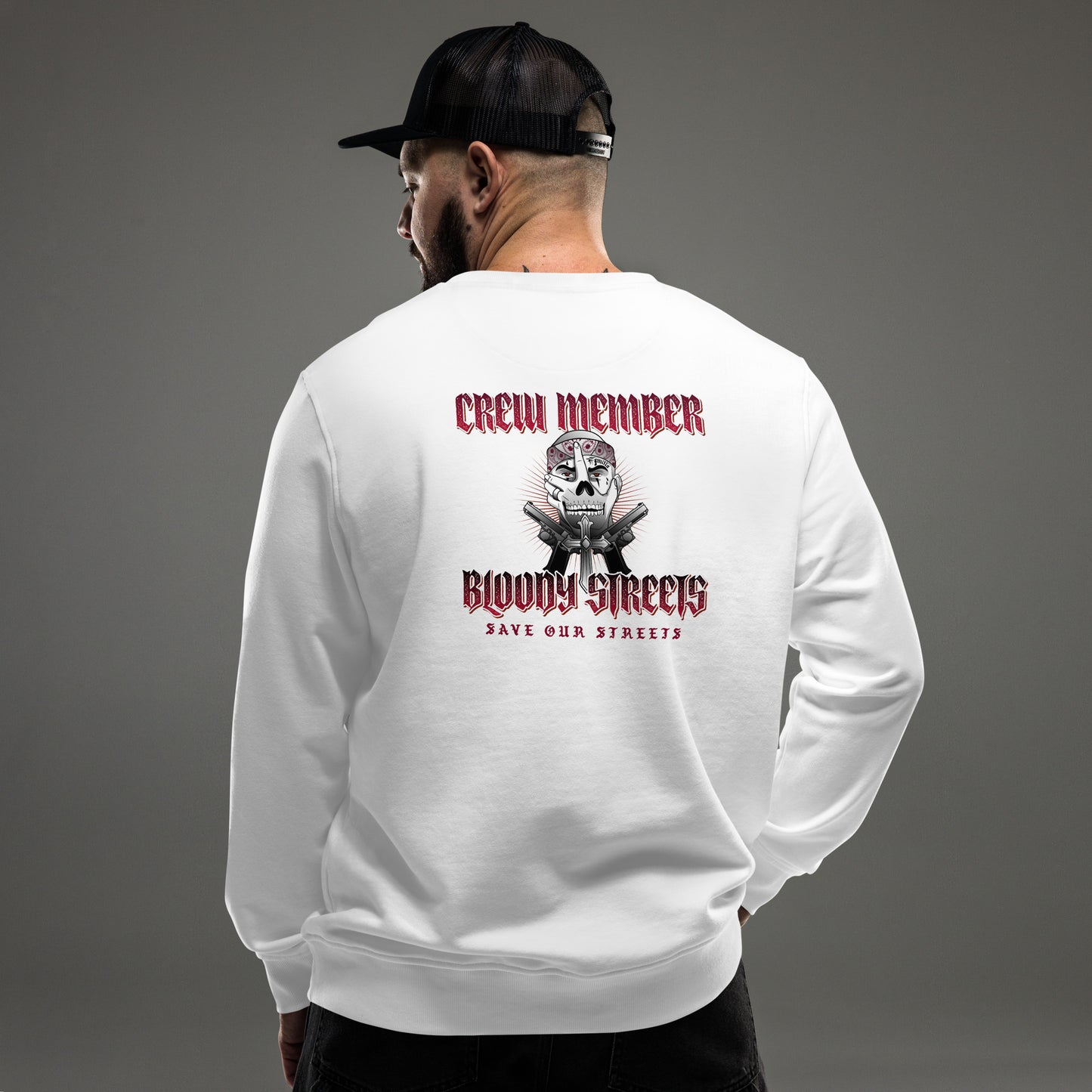 STREETS Bio Pullover HERREN - BLOODY-STREETS.DE Streetwear Herren und Damen Hoodies, T-Shirts, Pullis