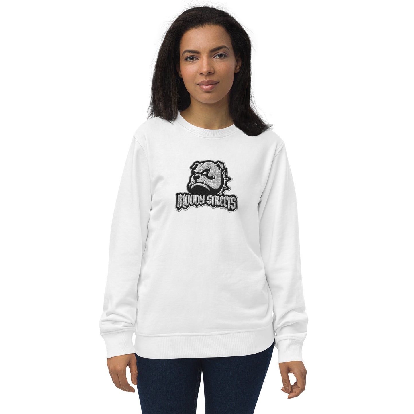 BLOODY STREETS - "BULL DOG" STREETWEAR BIO UNI SEX PULLI - Premium Streetwear von BLOODY STREETS - jetzt nur 119 €! shoppe jetzt auf BLOODY STREETS