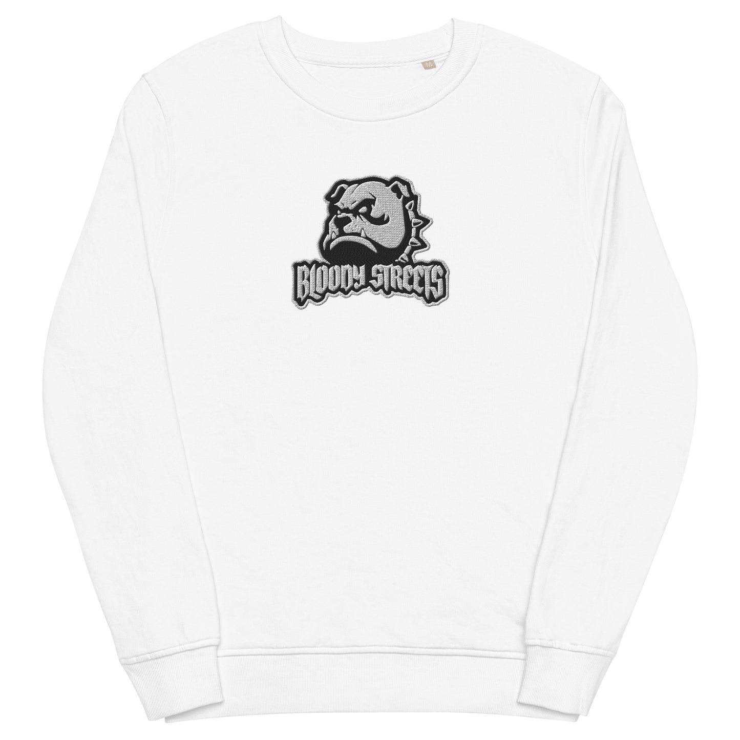 BLOODY STREETS - "Bull Dog - Minimal Classic" Streetwaer Bio Ppullover - BLOODY-STREETS.DE Streetwear Herren und Damen Hoodies, T-Shirts, Pullis