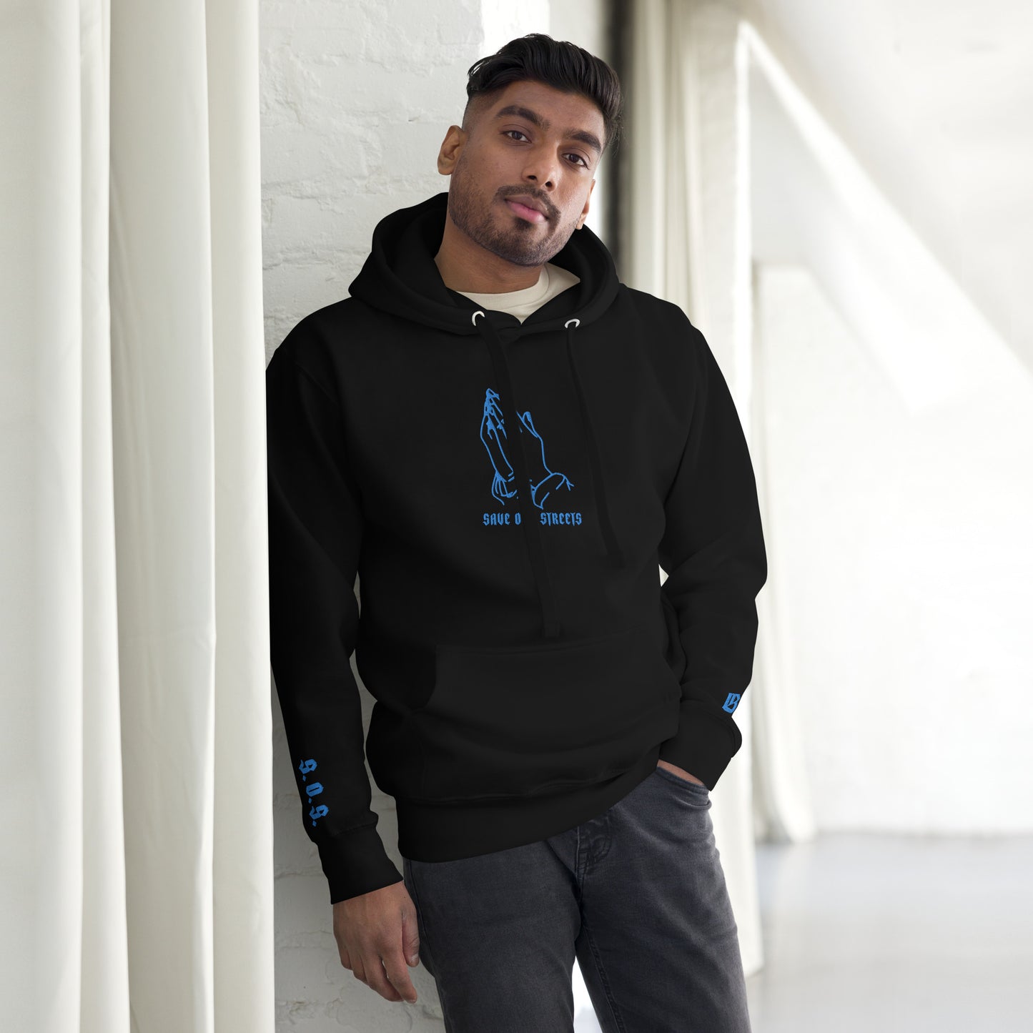 Streetwear Unisex Hoodie - S.O.S. SAVE OUR STREETS V2