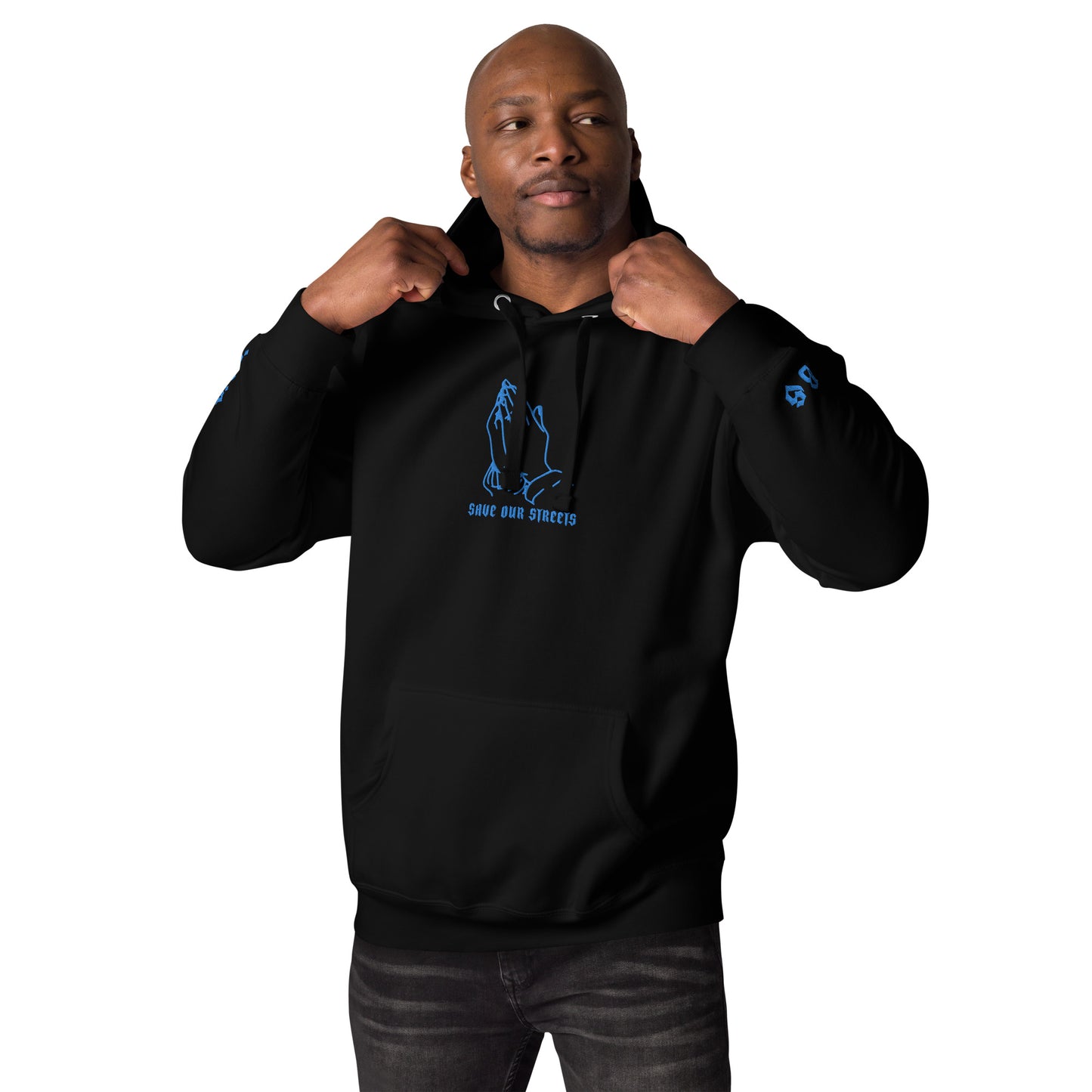 Streetwear Unisex Hoodie - S.O.S. SAVE OUR STREETS V2
