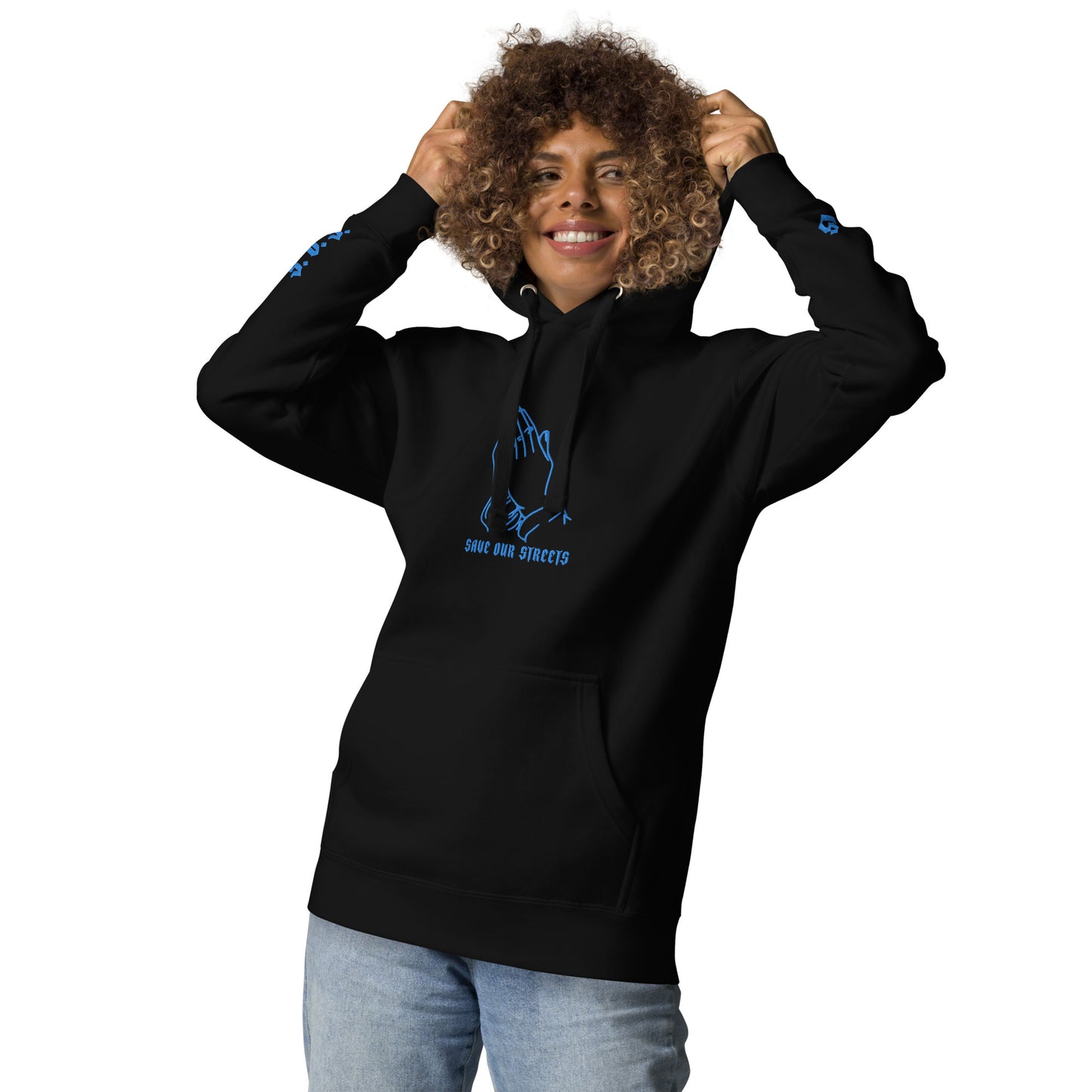 Streetwear Unisex Hoodie - S.O.S. SAVE OUR STREETS V2