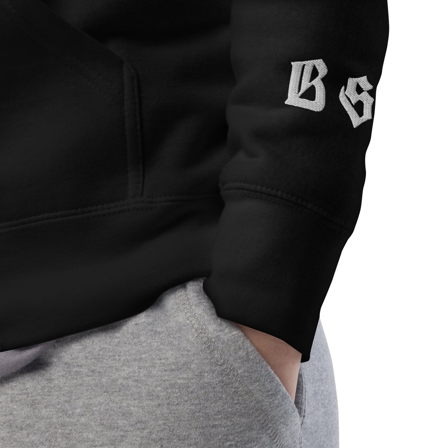 Bloody Streets Classic Stickerei Unisex Streetwear-Hoodie