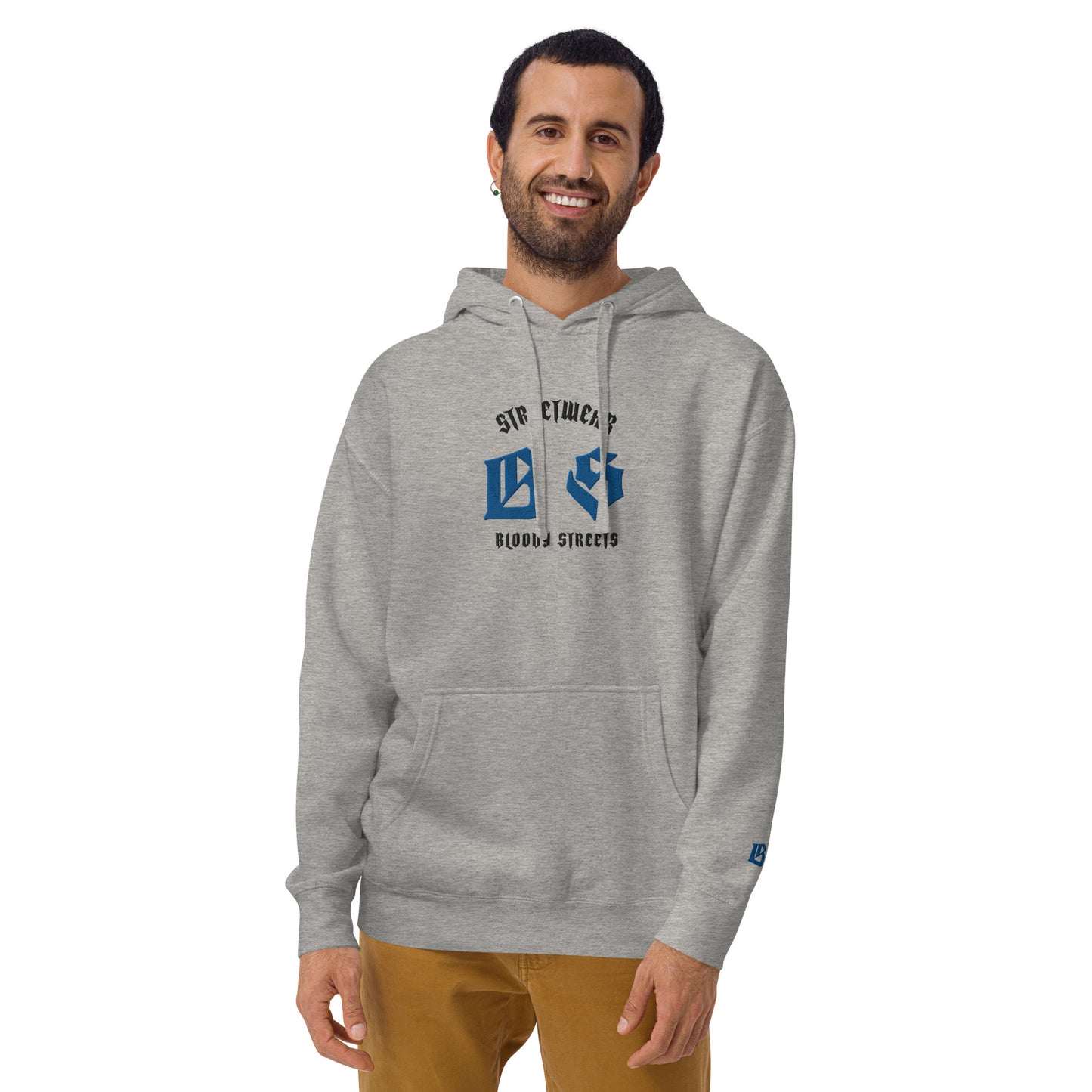 Bloody Streets Classic Stickerei Unisex Streetwear-Hoodie