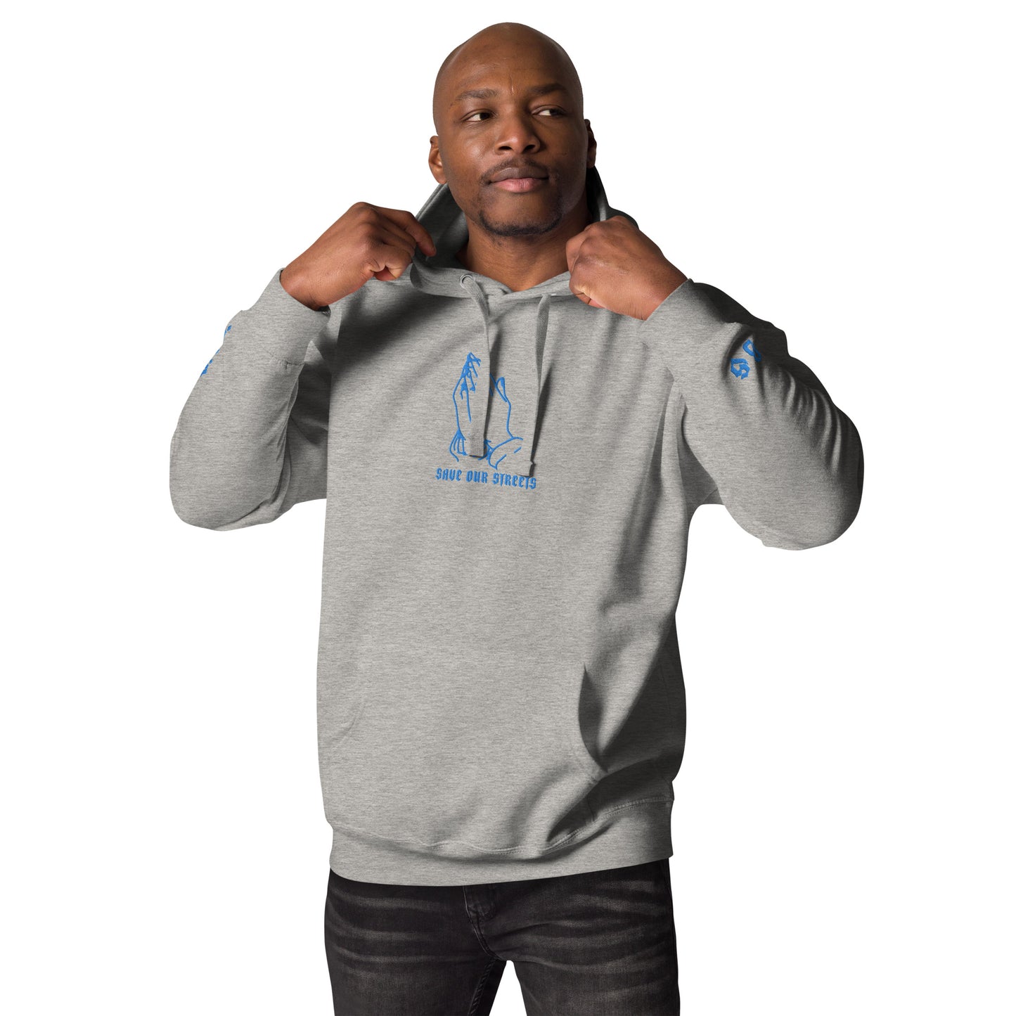 Streetwear Unisex Hoodie - S.O.S. SAVE OUR STREETS V2