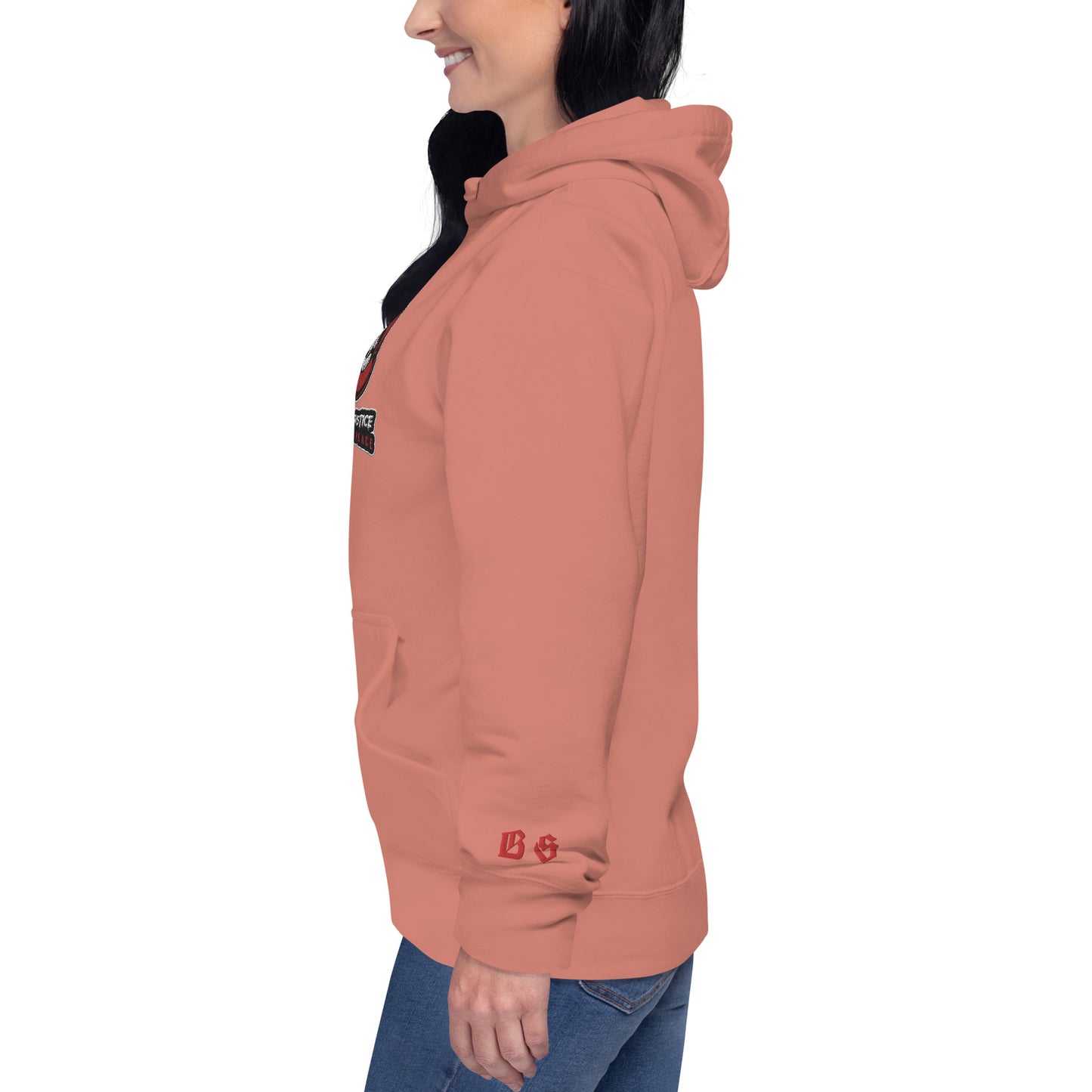 Streetwear Kapuzenpullover IT´S TIME FOR JUSTICE - Stickerei